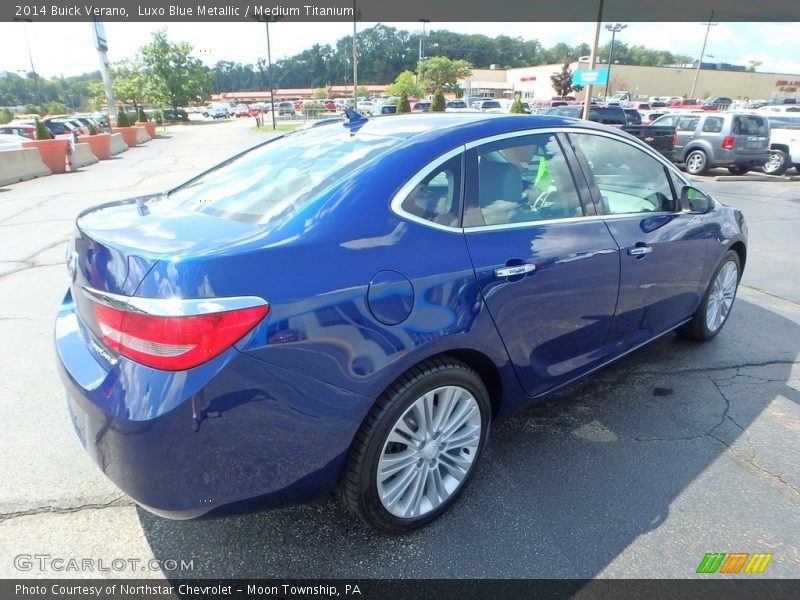 Luxo Blue Metallic / Medium Titanium 2014 Buick Verano