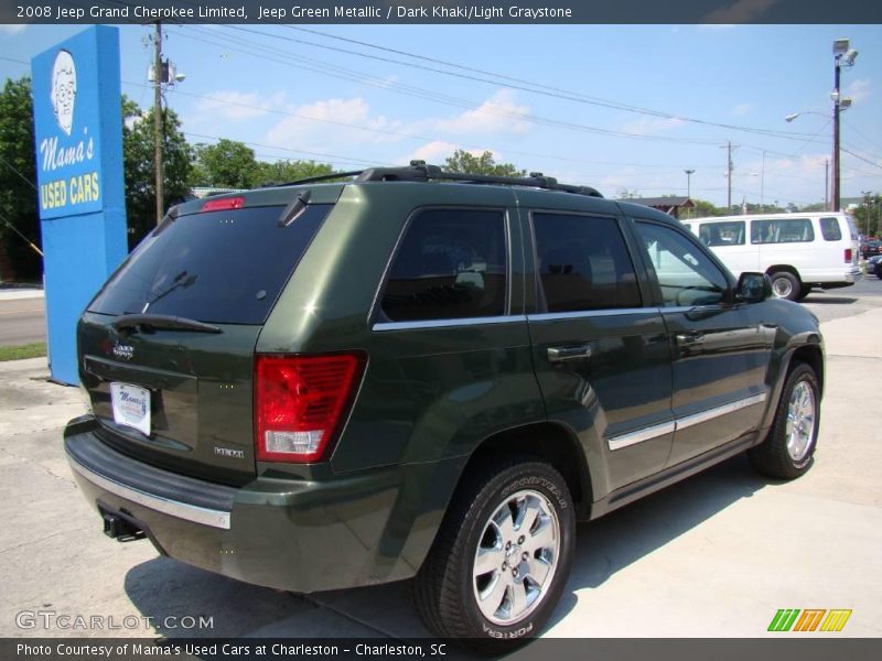 Jeep Green Metallic / Dark Khaki/Light Graystone 2008 Jeep Grand Cherokee Limited
