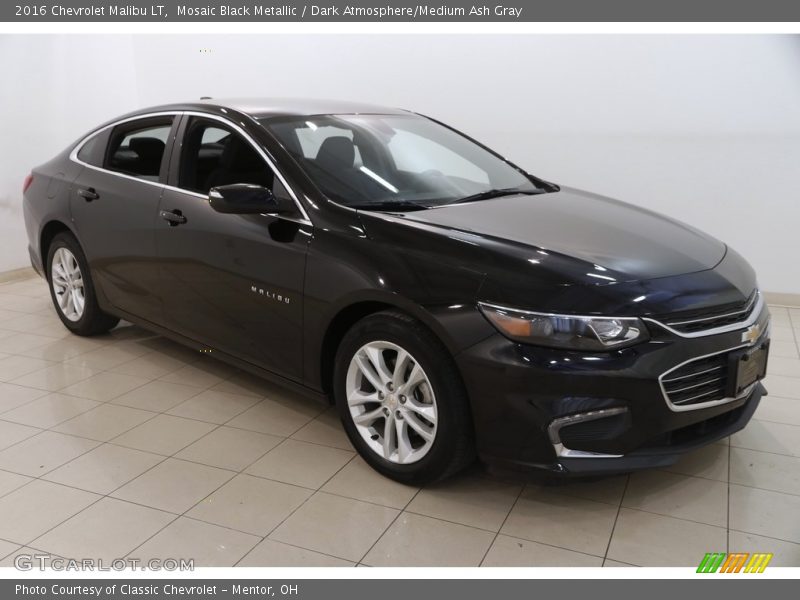 Mosaic Black Metallic / Dark Atmosphere/Medium Ash Gray 2016 Chevrolet Malibu LT