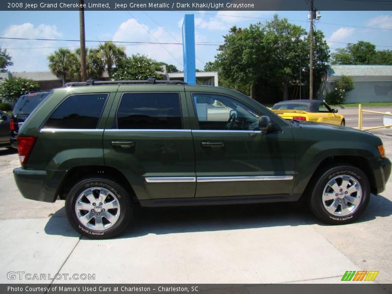 Jeep Green Metallic / Dark Khaki/Light Graystone 2008 Jeep Grand Cherokee Limited