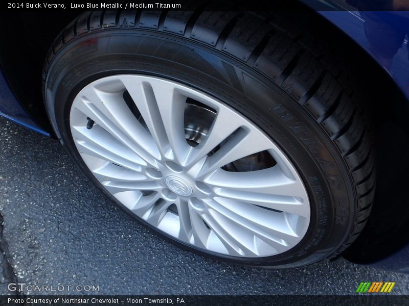 Luxo Blue Metallic / Medium Titanium 2014 Buick Verano