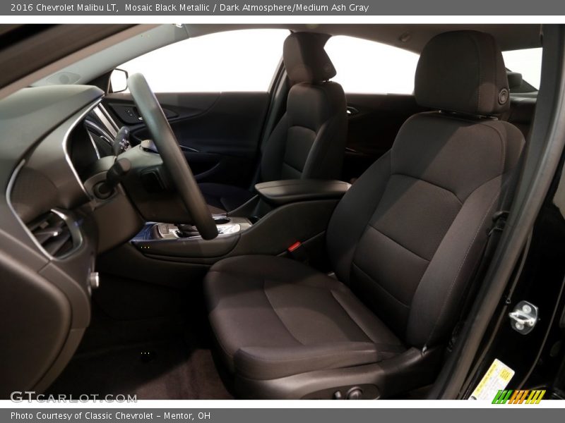 Mosaic Black Metallic / Dark Atmosphere/Medium Ash Gray 2016 Chevrolet Malibu LT