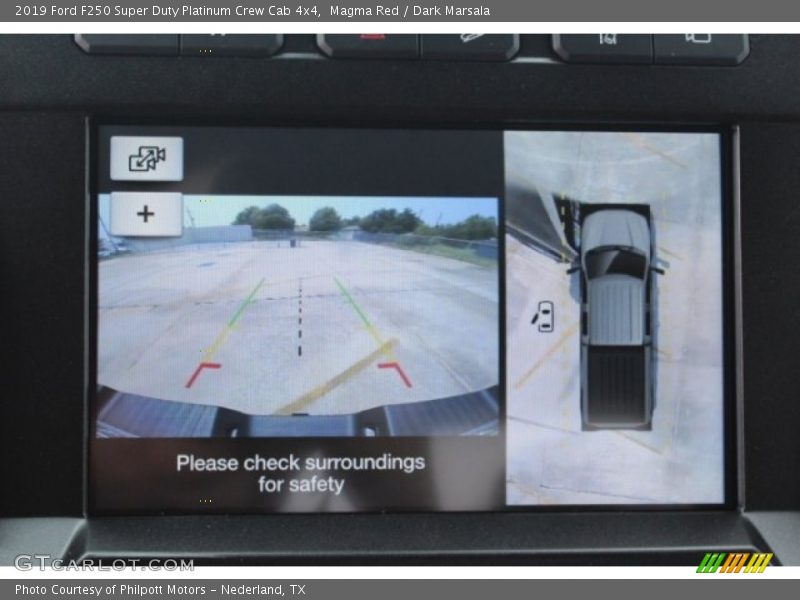 Magma Red / Dark Marsala 2019 Ford F250 Super Duty Platinum Crew Cab 4x4
