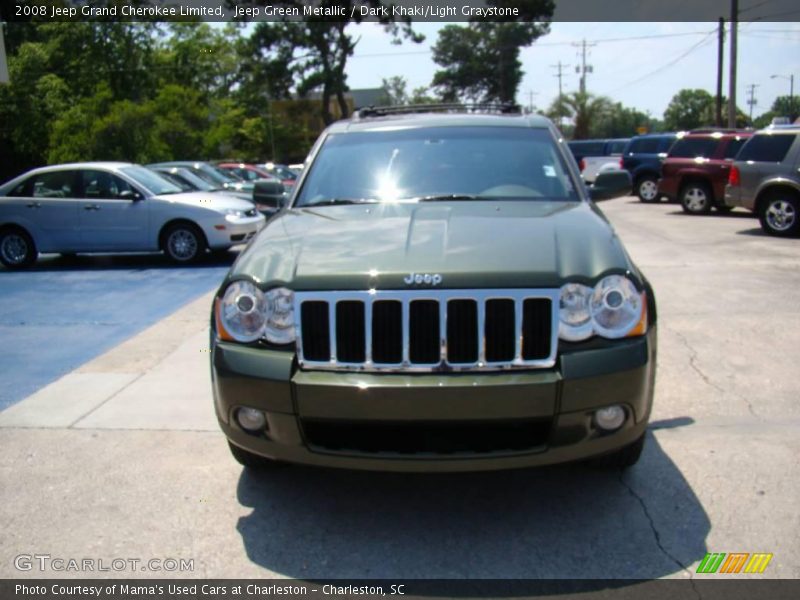 Jeep Green Metallic / Dark Khaki/Light Graystone 2008 Jeep Grand Cherokee Limited