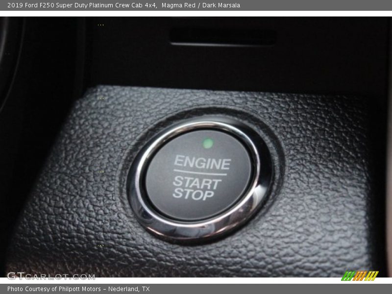 Controls of 2019 F250 Super Duty Platinum Crew Cab 4x4