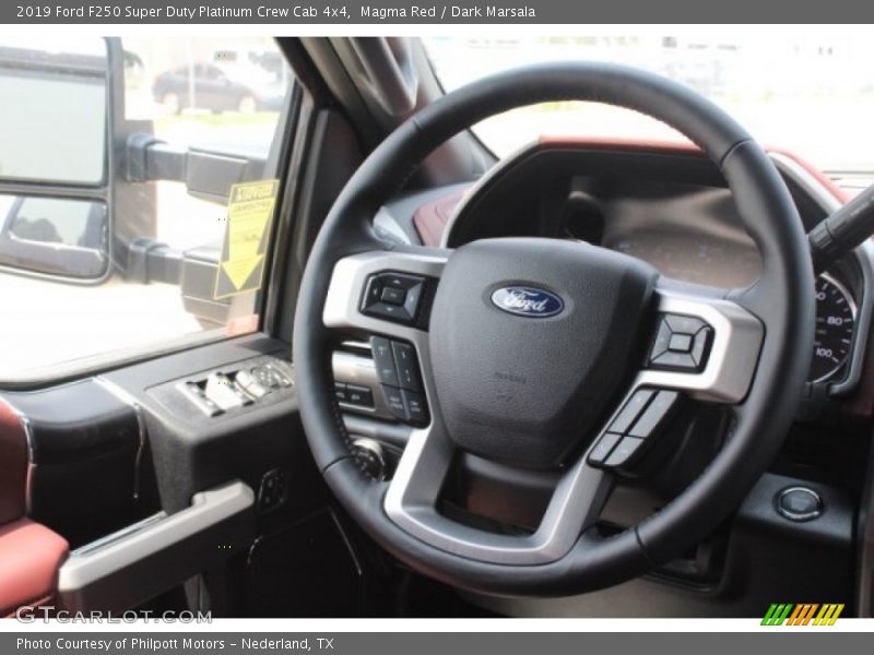  2019 F250 Super Duty Platinum Crew Cab 4x4 Steering Wheel