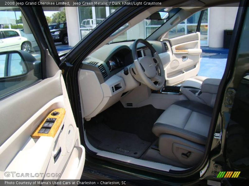 Jeep Green Metallic / Dark Khaki/Light Graystone 2008 Jeep Grand Cherokee Limited