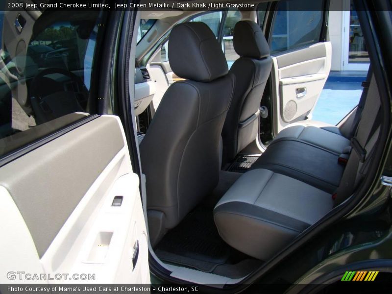 Jeep Green Metallic / Dark Khaki/Light Graystone 2008 Jeep Grand Cherokee Limited