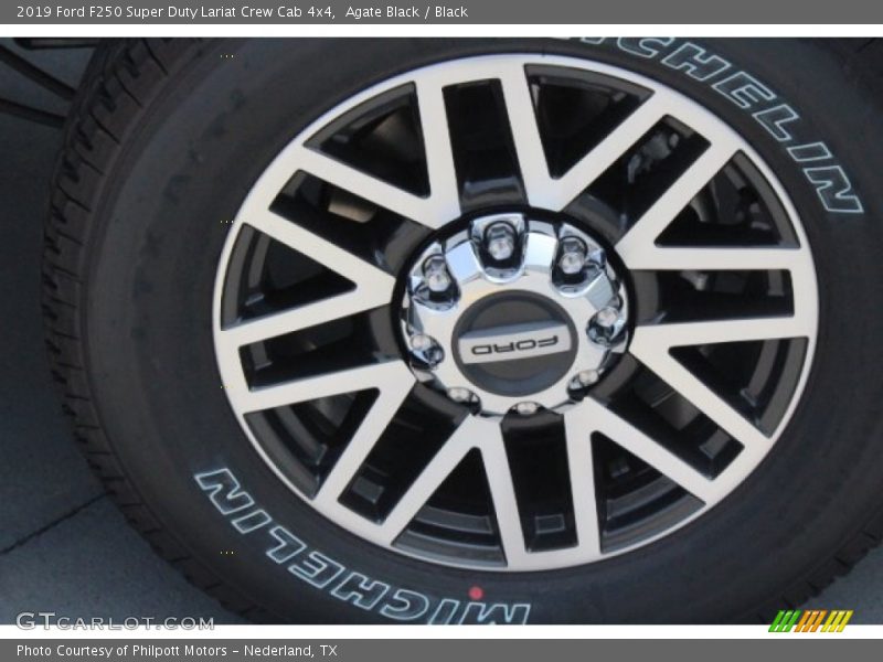 Agate Black / Black 2019 Ford F250 Super Duty Lariat Crew Cab 4x4