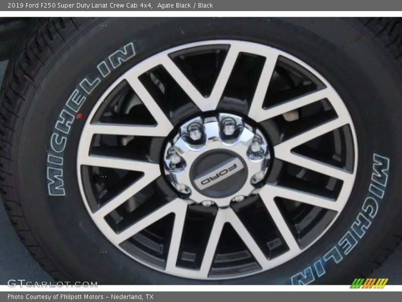 Agate Black / Black 2019 Ford F250 Super Duty Lariat Crew Cab 4x4