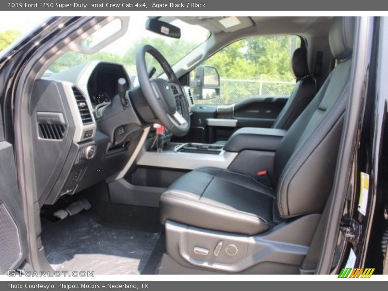 Agate Black / Black 2019 Ford F250 Super Duty Lariat Crew Cab 4x4