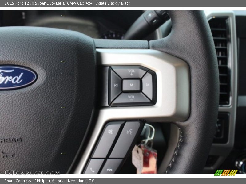 Agate Black / Black 2019 Ford F250 Super Duty Lariat Crew Cab 4x4