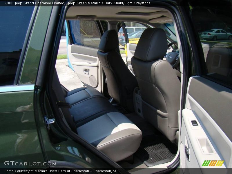 Jeep Green Metallic / Dark Khaki/Light Graystone 2008 Jeep Grand Cherokee Limited