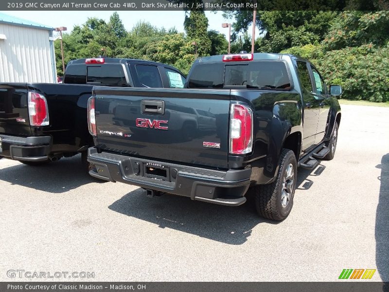 Dark Sky Metallic / Jet Black/­Cobalt Red 2019 GMC Canyon All Terrain Crew Cab 4WD