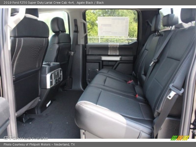 Agate Black / Black 2019 Ford F250 Super Duty Lariat Crew Cab 4x4