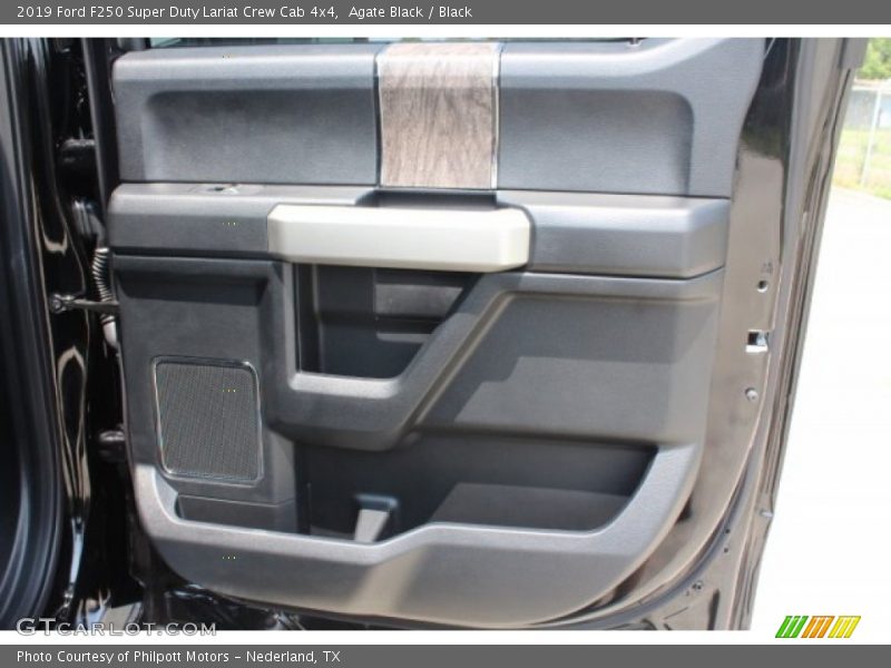 Agate Black / Black 2019 Ford F250 Super Duty Lariat Crew Cab 4x4