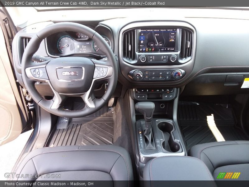 Dark Sky Metallic / Jet Black/­Cobalt Red 2019 GMC Canyon All Terrain Crew Cab 4WD
