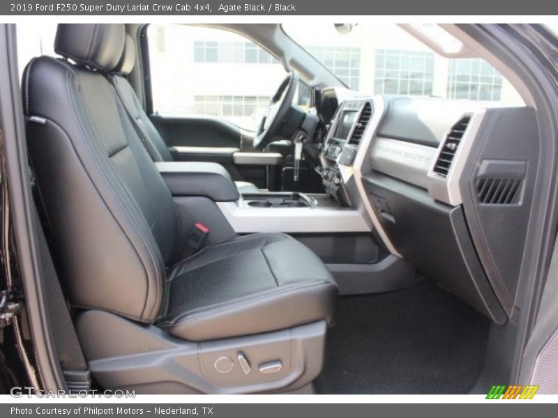 Agate Black / Black 2019 Ford F250 Super Duty Lariat Crew Cab 4x4