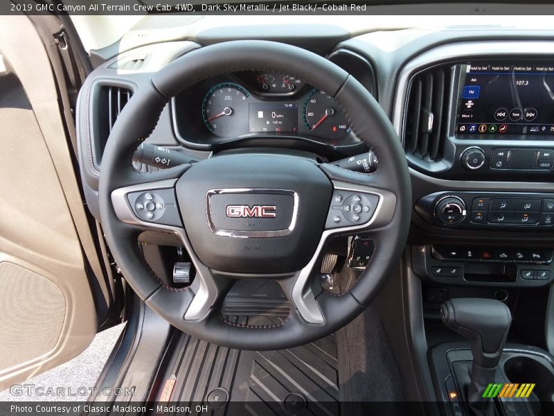 Dark Sky Metallic / Jet Black/­Cobalt Red 2019 GMC Canyon All Terrain Crew Cab 4WD