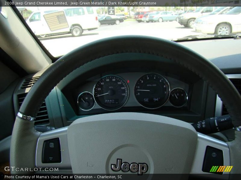 Jeep Green Metallic / Dark Khaki/Light Graystone 2008 Jeep Grand Cherokee Limited