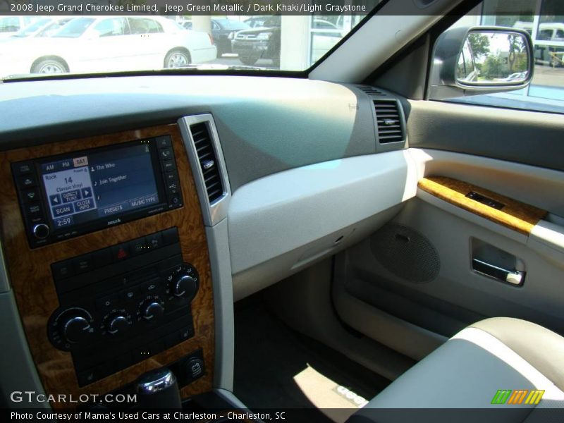 Jeep Green Metallic / Dark Khaki/Light Graystone 2008 Jeep Grand Cherokee Limited