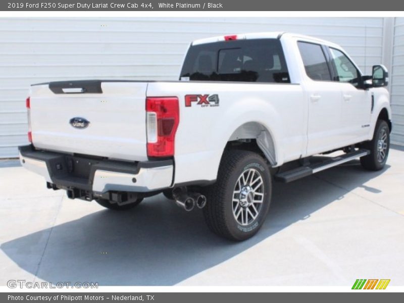 White Platinum / Black 2019 Ford F250 Super Duty Lariat Crew Cab 4x4