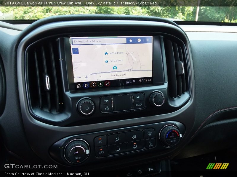 Dark Sky Metallic / Jet Black/­Cobalt Red 2019 GMC Canyon All Terrain Crew Cab 4WD