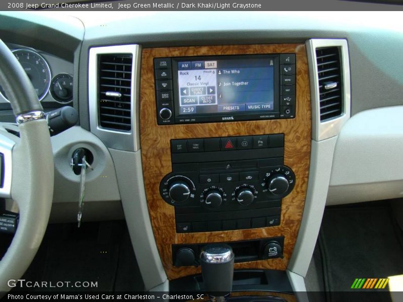 Jeep Green Metallic / Dark Khaki/Light Graystone 2008 Jeep Grand Cherokee Limited