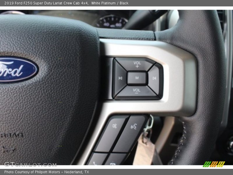 White Platinum / Black 2019 Ford F250 Super Duty Lariat Crew Cab 4x4