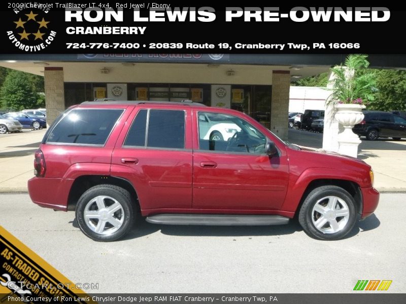 Red Jewel / Ebony 2009 Chevrolet TrailBlazer LT 4x4