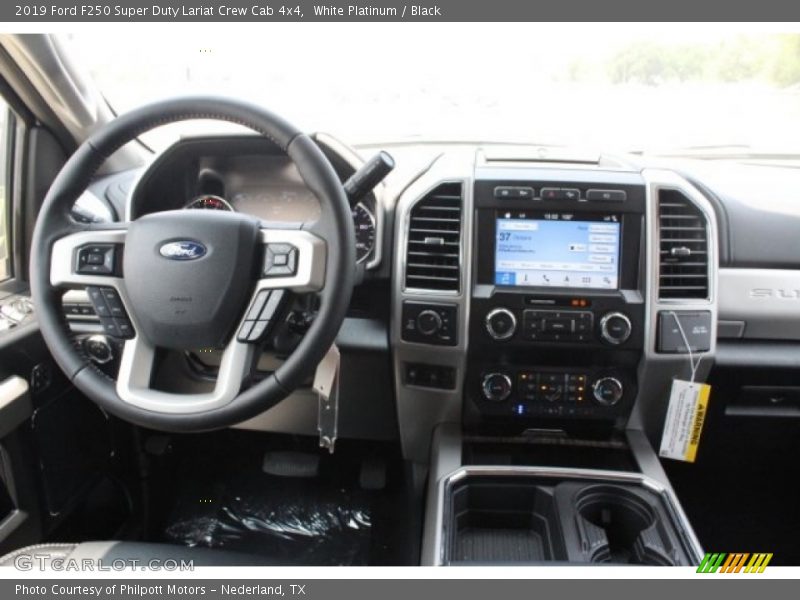 White Platinum / Black 2019 Ford F250 Super Duty Lariat Crew Cab 4x4