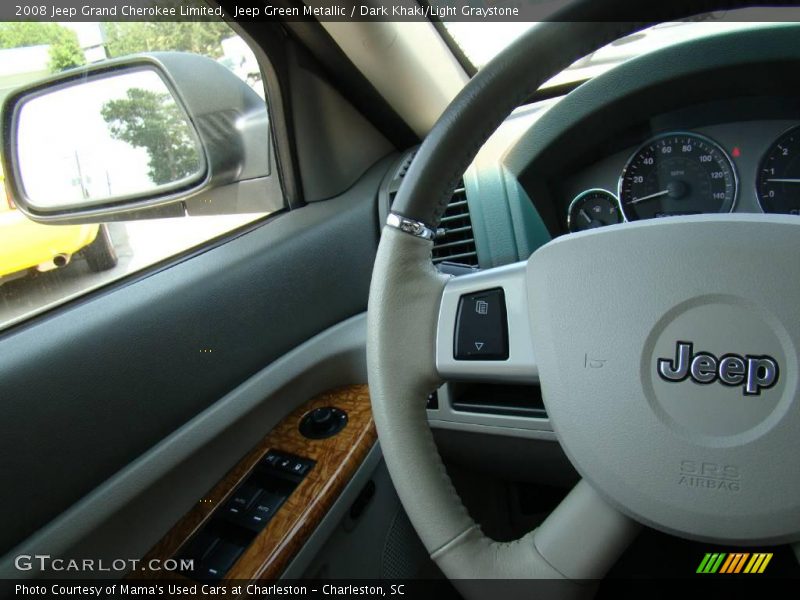 Jeep Green Metallic / Dark Khaki/Light Graystone 2008 Jeep Grand Cherokee Limited
