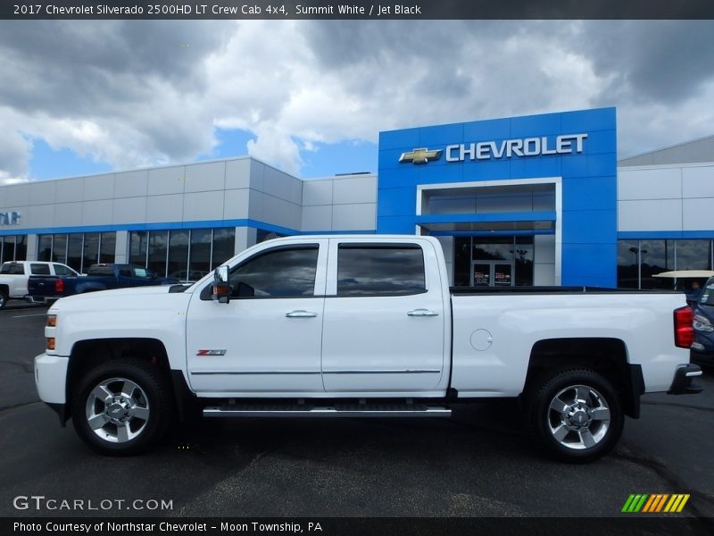 Summit White / Jet Black 2017 Chevrolet Silverado 2500HD LT Crew Cab 4x4