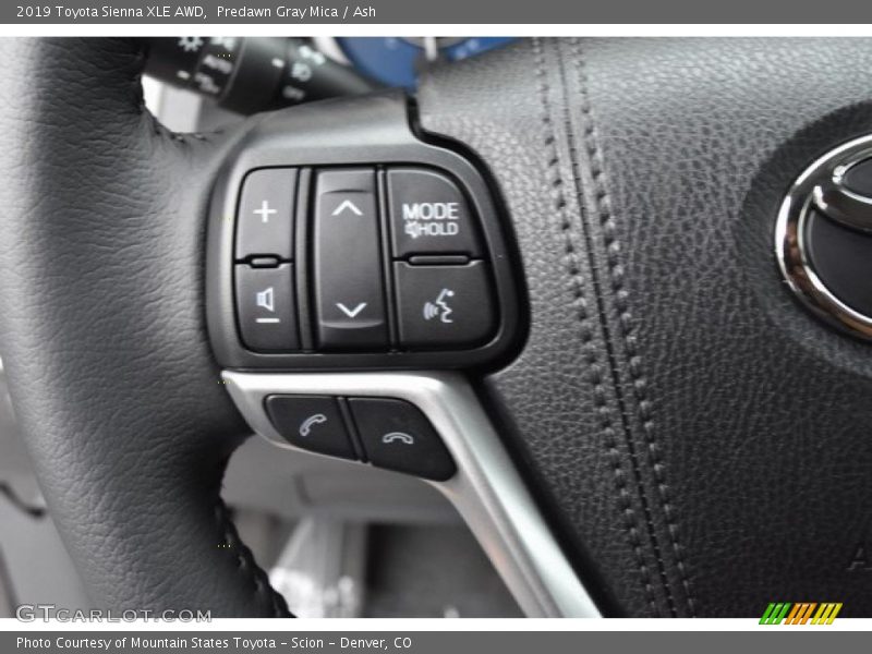 Predawn Gray Mica / Ash 2019 Toyota Sienna XLE AWD