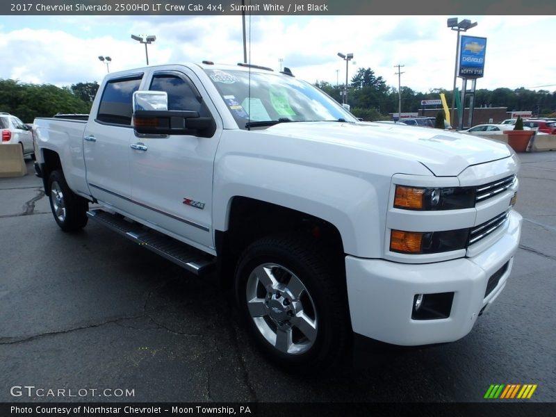 Summit White / Jet Black 2017 Chevrolet Silverado 2500HD LT Crew Cab 4x4