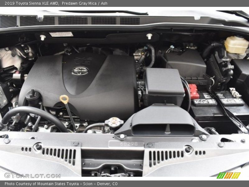 Predawn Gray Mica / Ash 2019 Toyota Sienna XLE AWD