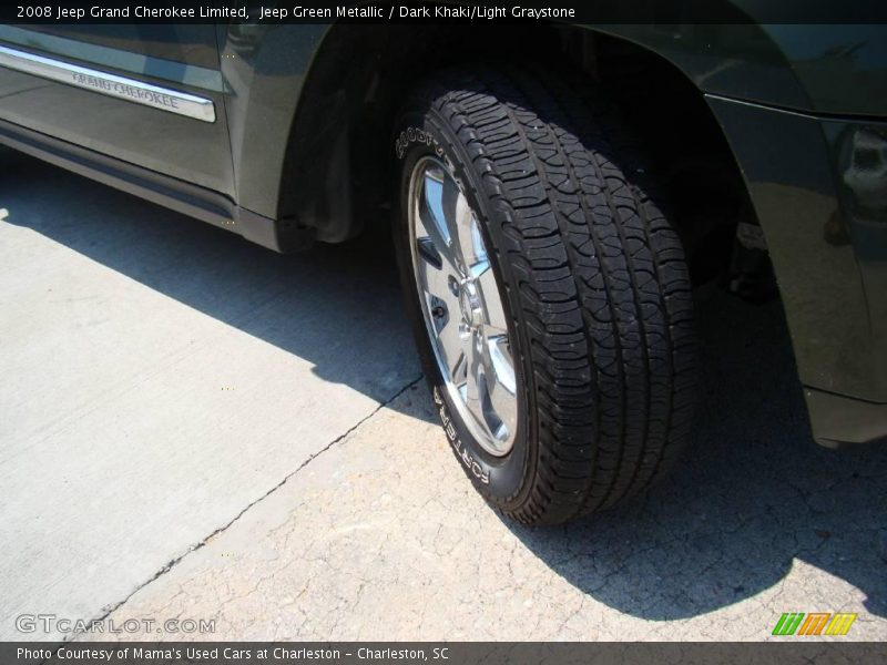 Jeep Green Metallic / Dark Khaki/Light Graystone 2008 Jeep Grand Cherokee Limited