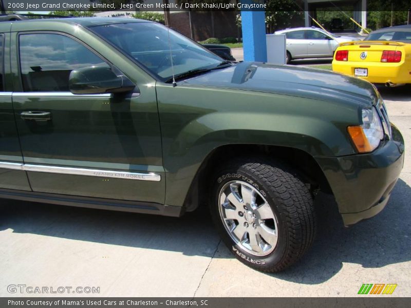 Jeep Green Metallic / Dark Khaki/Light Graystone 2008 Jeep Grand Cherokee Limited