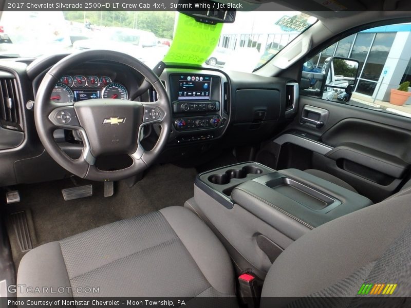 Summit White / Jet Black 2017 Chevrolet Silverado 2500HD LT Crew Cab 4x4