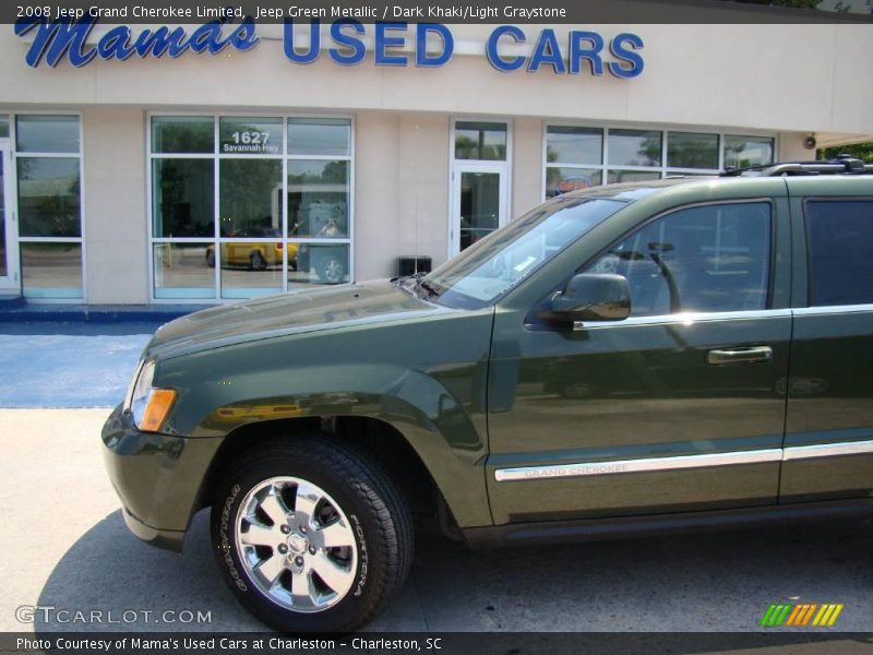 Jeep Green Metallic / Dark Khaki/Light Graystone 2008 Jeep Grand Cherokee Limited