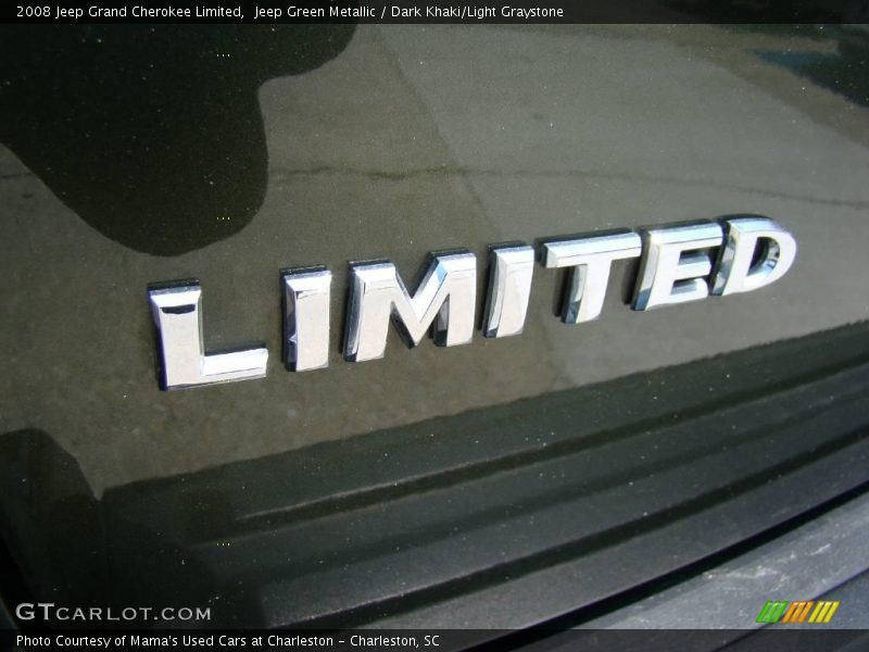 Jeep Green Metallic / Dark Khaki/Light Graystone 2008 Jeep Grand Cherokee Limited