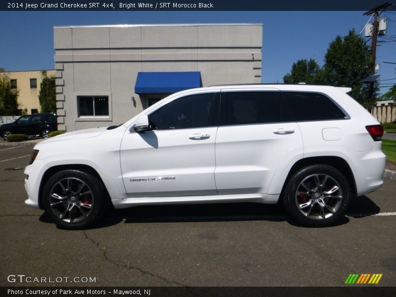 Bright White / SRT Morocco Black 2014 Jeep Grand Cherokee SRT 4x4