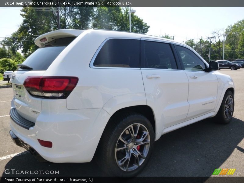 Bright White / SRT Morocco Black 2014 Jeep Grand Cherokee SRT 4x4