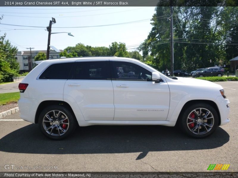 Bright White / SRT Morocco Black 2014 Jeep Grand Cherokee SRT 4x4