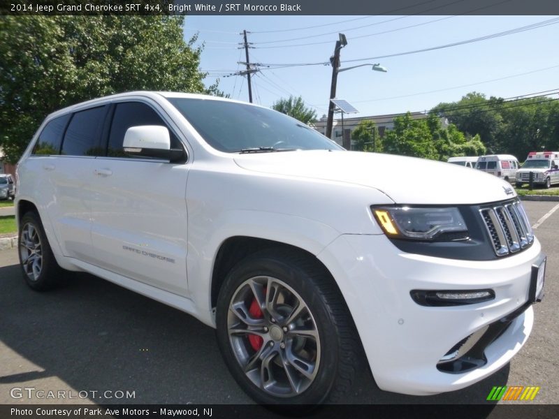 Bright White / SRT Morocco Black 2014 Jeep Grand Cherokee SRT 4x4