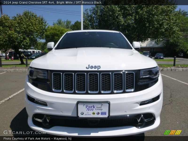 Bright White / SRT Morocco Black 2014 Jeep Grand Cherokee SRT 4x4