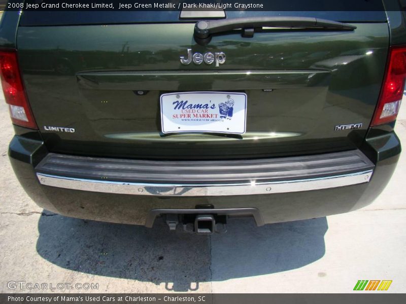 Jeep Green Metallic / Dark Khaki/Light Graystone 2008 Jeep Grand Cherokee Limited