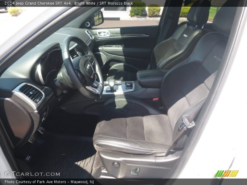 Bright White / SRT Morocco Black 2014 Jeep Grand Cherokee SRT 4x4