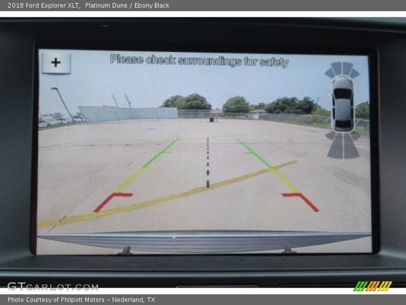 Platinum Dune / Ebony Black 2018 Ford Explorer XLT
