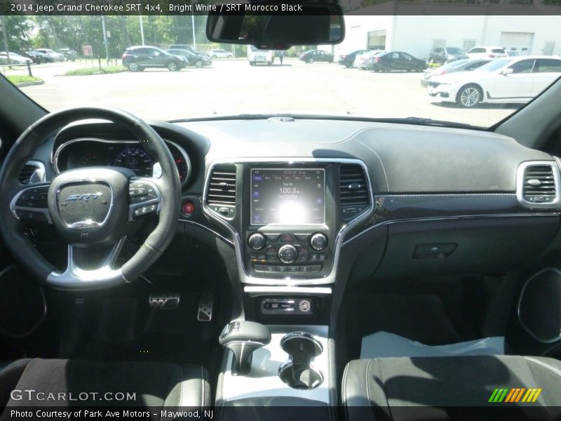 Bright White / SRT Morocco Black 2014 Jeep Grand Cherokee SRT 4x4